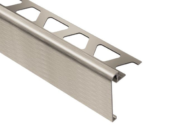 Rondec-step aluminium nickel anodise brosse 8mm schluter