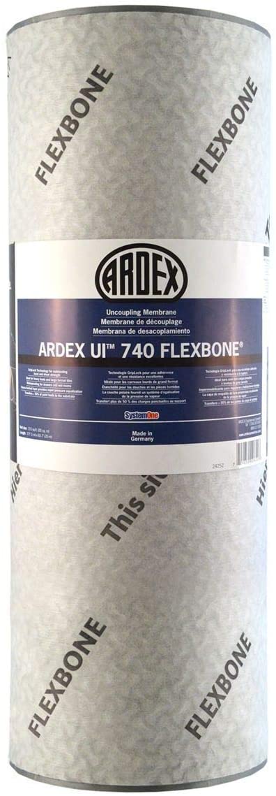 Membrane desolidarisation  ardex ui 740 flexbone