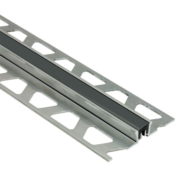 Dilex-ksn profile de mouvement aluminium anodise noir 12.5mm schluter