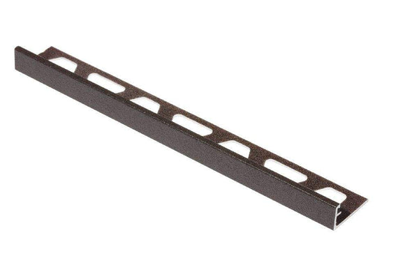 Trendline jolly aluminium colore texture anthracite fonce 10mm schluter