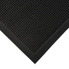 Carpette rubber fingertip 36x72 noir mat