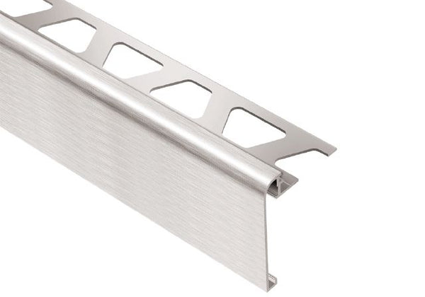 Rondec-step aluminium chrome anodise brosse 57mm 2-1/4 10mm schluter